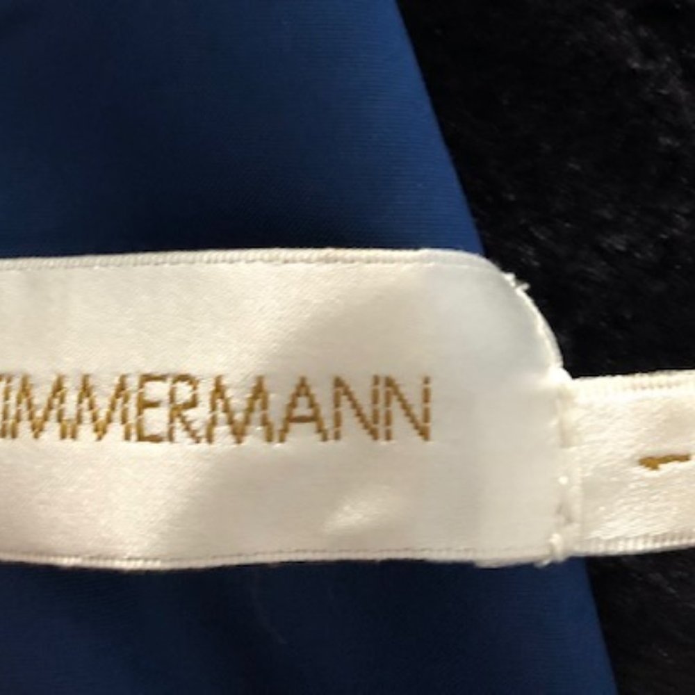 Zimmermann Royal Blue Mini Dress - Picture 4 of 4